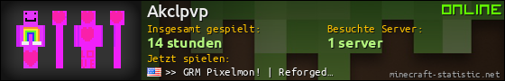 Benutzerleisten 560x90 für Akclpvp