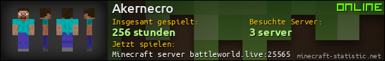 Benutzerleisten 560x90 für Akernecro