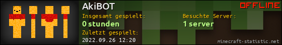 Benutzerleisten 560x90 für AkiBOT