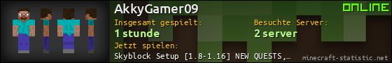 Benutzerleisten 560x90 für AkkyGamer09