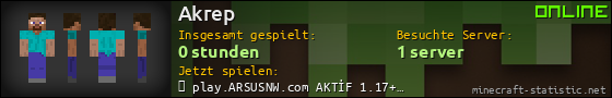 Benutzerleisten 560x90 für Akrep