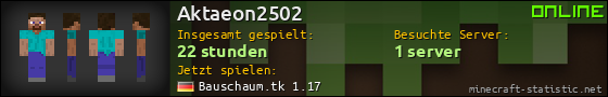 Benutzerleisten 560x90 für Aktaeon2502