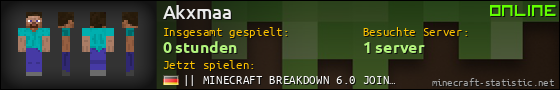 Benutzerleisten 560x90 für Akxmaa