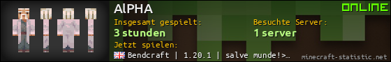 Benutzerleisten 560x90 für AlPHA