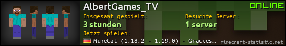 Benutzerleisten 560x90 für AlbertGames_TV