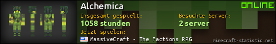 Benutzerleisten 560x90 für Alchemica