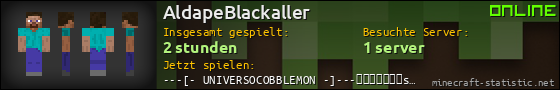 Benutzerleisten 560x90 für AldapeBlackaller