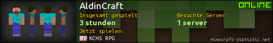 Benutzerleisten 560x90 für AldinCraft