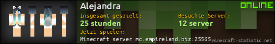 Benutzerleisten 560x90 für Alejandra