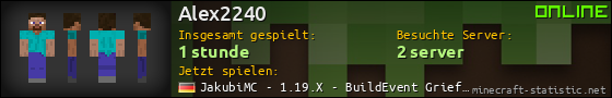 Benutzerleisten 560x90 für Alex2240