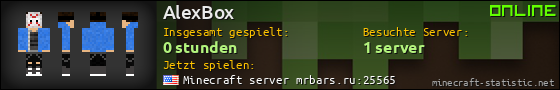 Benutzerleisten 560x90 für AlexBox