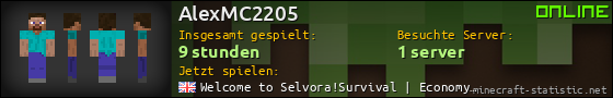 Benutzerleisten 560x90 für AlexMC2205