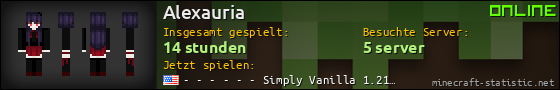 Benutzerleisten 560x90 für Alexauria