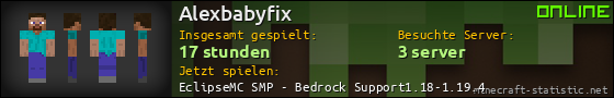 Benutzerleisten 560x90 für Alexbabyfix