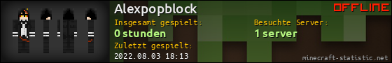 Benutzerleisten 560x90 für Alexpopblock