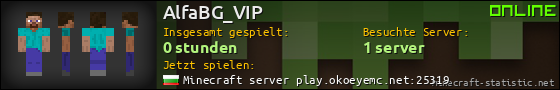 Benutzerleisten 560x90 für AlfaBG_VIP