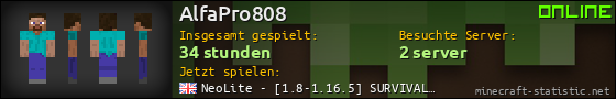 Benutzerleisten 560x90 für AlfaPro808