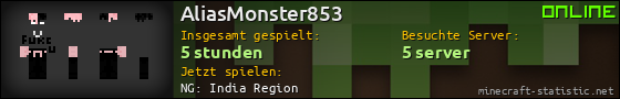 Benutzerleisten 560x90 für AliasMonster853