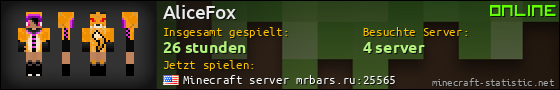 Benutzerleisten 560x90 für AliceFox
