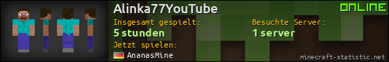 Benutzerleisten 560x90 für Alinka77YouTube