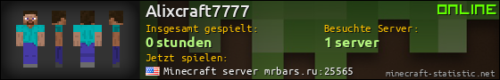 Benutzerleisten 560x90 für Alixcraft7777