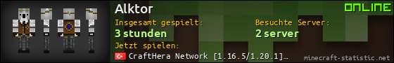 Benutzerleisten 560x90 für Alktor