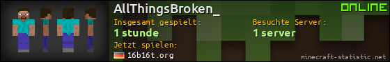 Benutzerleisten 560x90 für AllThingsBroken_