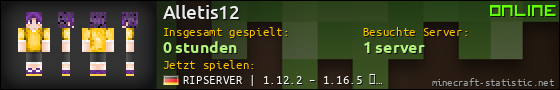 Benutzerleisten 560x90 für Alletis12