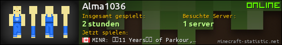 Benutzerleisten 560x90 für Alma1036