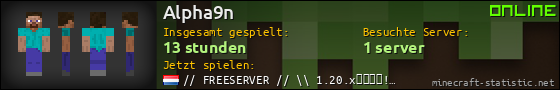 Benutzerleisten 560x90 für Alpha9n