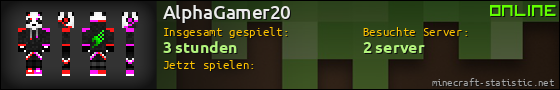 Benutzerleisten 560x90 für AlphaGamer20