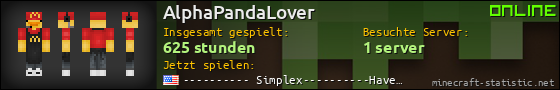 Benutzerleisten 560x90 für AlphaPandaLover