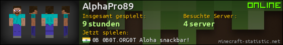 Benutzerleisten 560x90 für AlphaPro89