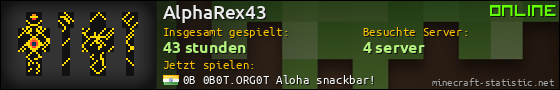 Benutzerleisten 560x90 für AlphaRex43