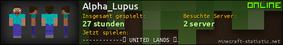 Benutzerleisten 560x90 für Alpha_Lupus