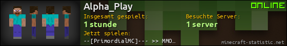 Benutzerleisten 560x90 für Alpha_Play