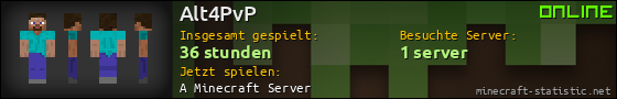 Benutzerleisten 560x90 für Alt4PvP