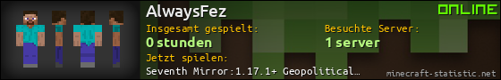 Benutzerleisten 560x90 für AlwaysFez