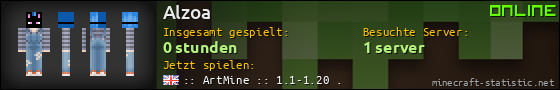 Benutzerleisten 560x90 für Alzoa