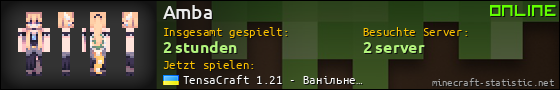 Benutzerleisten 560x90 für Amba