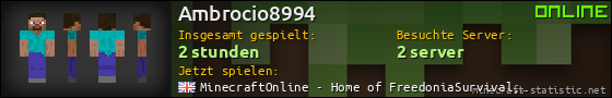 Benutzerleisten 560x90 für Ambrocio8994