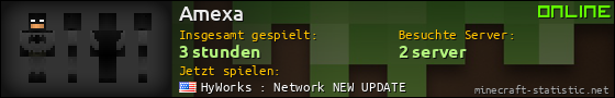 Benutzerleisten 560x90 für Amexa