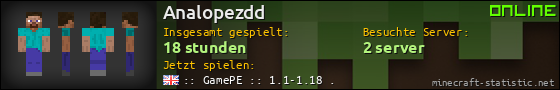 Benutzerleisten 560x90 für Analopezdd