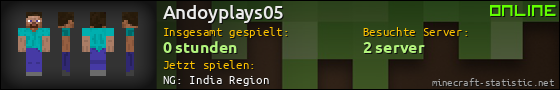 Benutzerleisten 560x90 für Andoyplays05