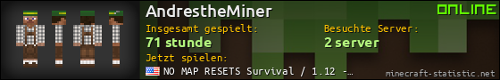 Benutzerleisten 560x90 für AndrestheMiner