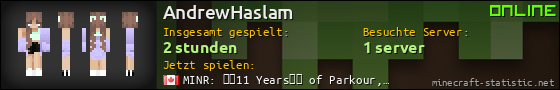 Benutzerleisten 560x90 für AndrewHaslam
