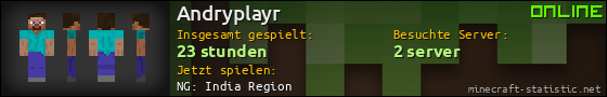 Benutzerleisten 560x90 für Andryplayr