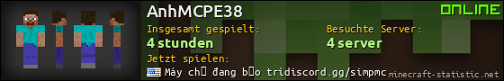 Benutzerleisten 560x90 für AnhMCPE38