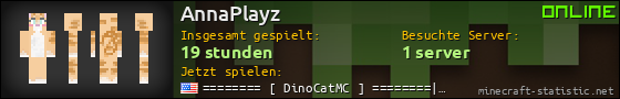 Benutzerleisten 560x90 für AnnaPlayz