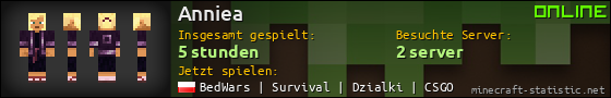 Benutzerleisten 560x90 für Anniea